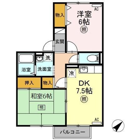 中津検診センター前 徒歩3分 2階の物件間取画像